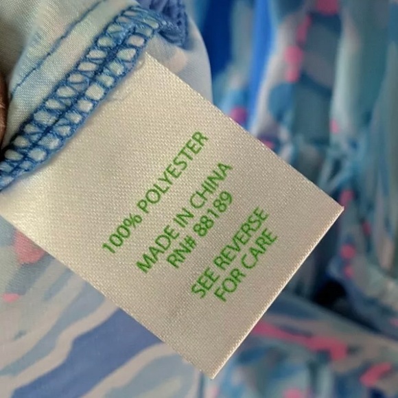 Lilly Pulitzer Deanna Romper in Bay Blue, NWT size XL. - Picture 7 of 9